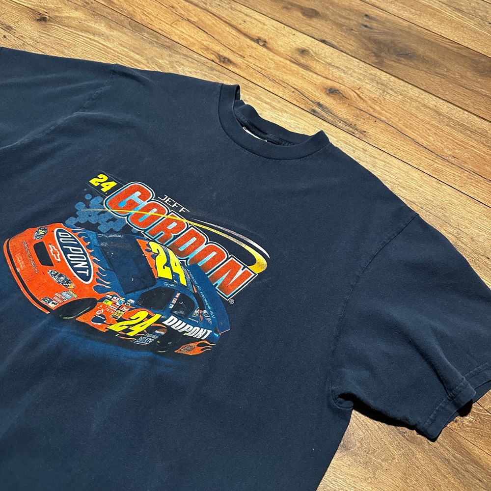 Vintage Winners Circle Jeff Gordon NASCAR Racing T-Shirt Mens XL 2005 Schedule - Picture 1 of 7